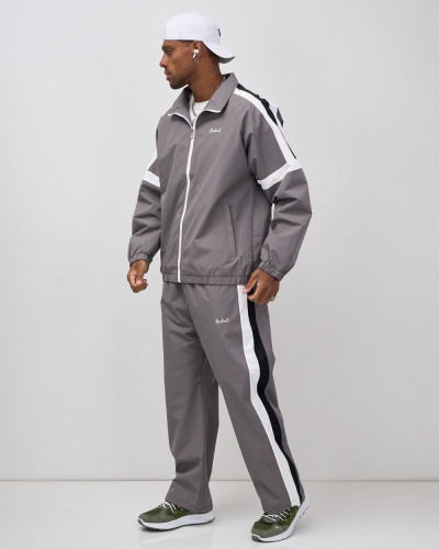 Спортивный костюм мужской весна-лето серого цвета 25736Sr