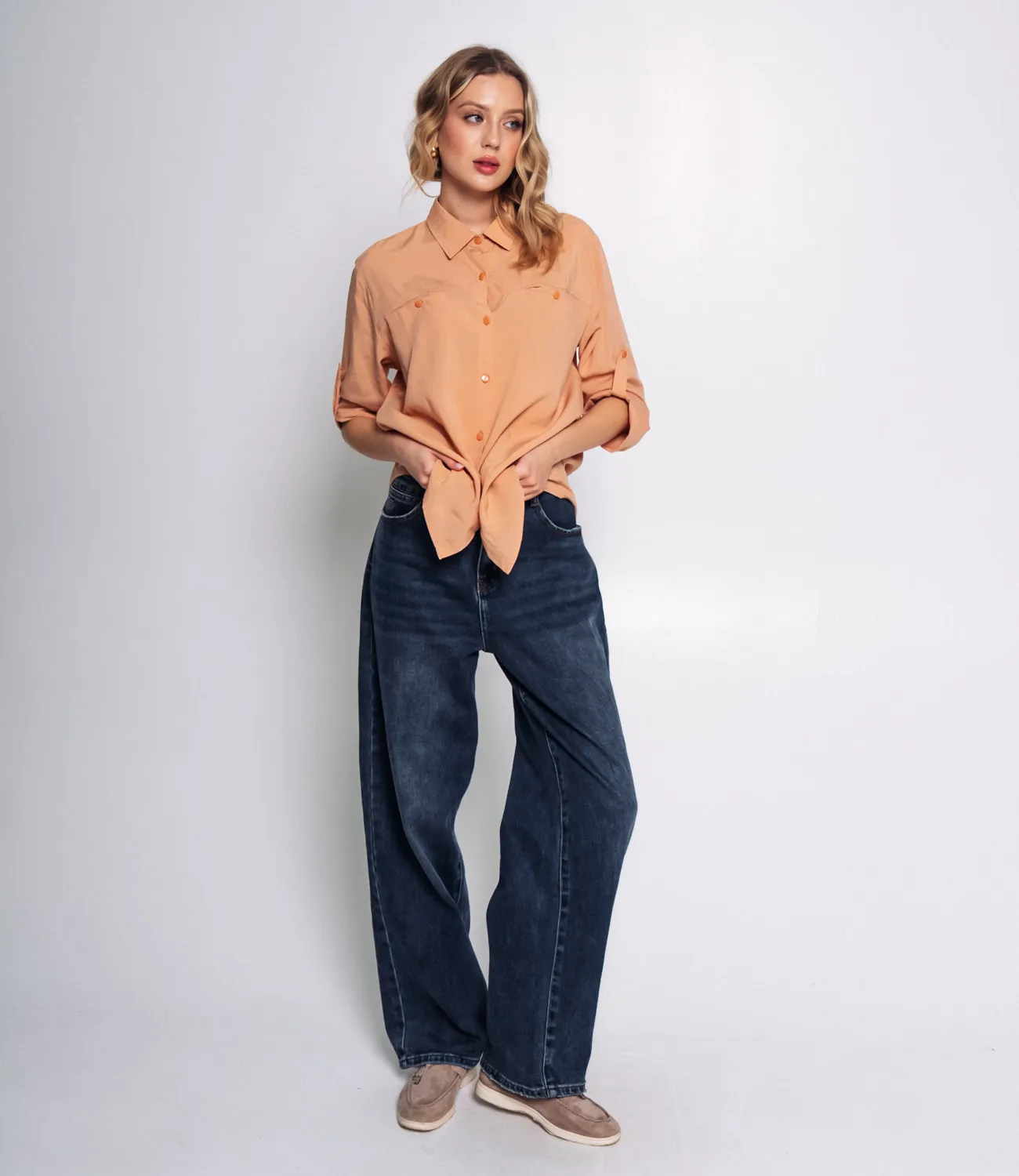 ст. цена470руб.! Рубашка #КТ7089, бежевый