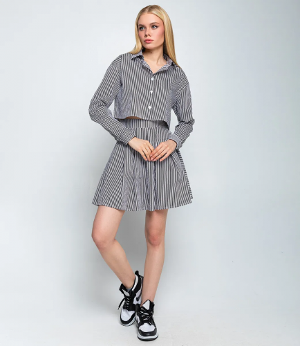 ст. цена1360руб.! Костюм #БШ2281, серый