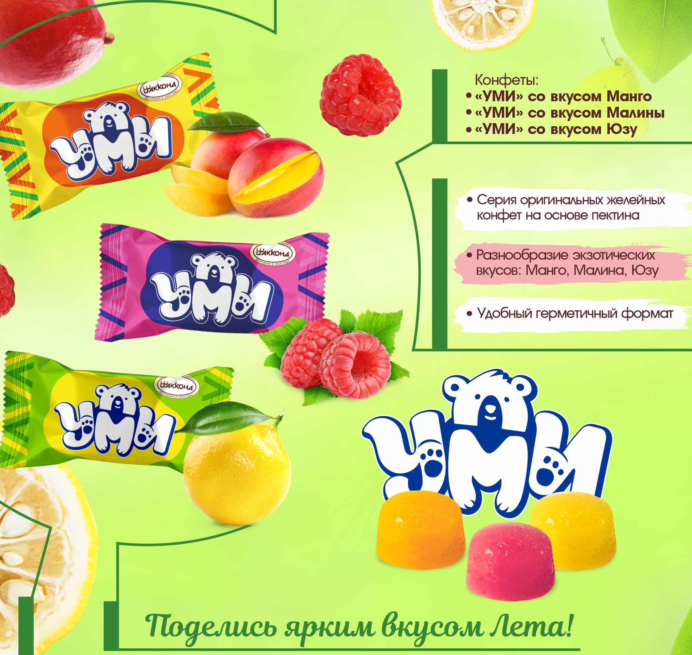 Конфеты УМИ_Малина