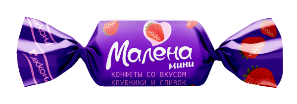 МАЛЕНА мини со вкусом клубники и сливок