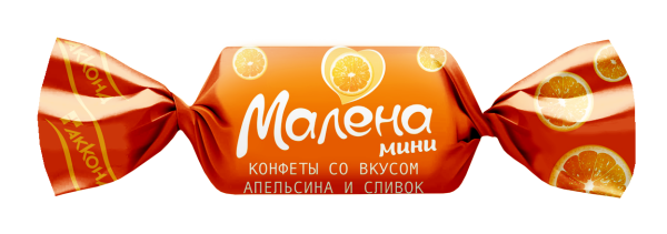 МАЛЕНА мини со вкусом апельсина и сливок