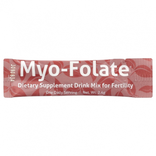 Fairhaven Health, мио-фолат, смесь для приготовления напитка для здоровья репродуктивной системы, без ароматизаторов, 30 пакетиков по 2,4 г