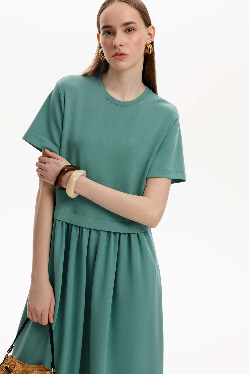 VN Платье ЕВТ 5086 малахитовый зеленый VN