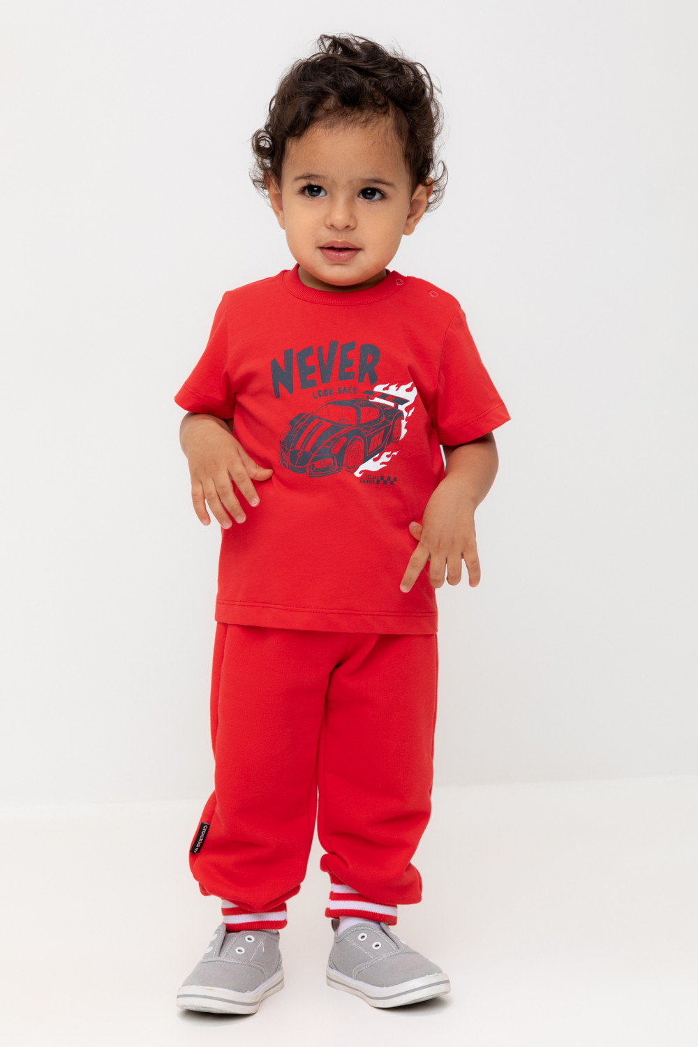 Crockid Брюки КР 400809 красный к548 Crockid