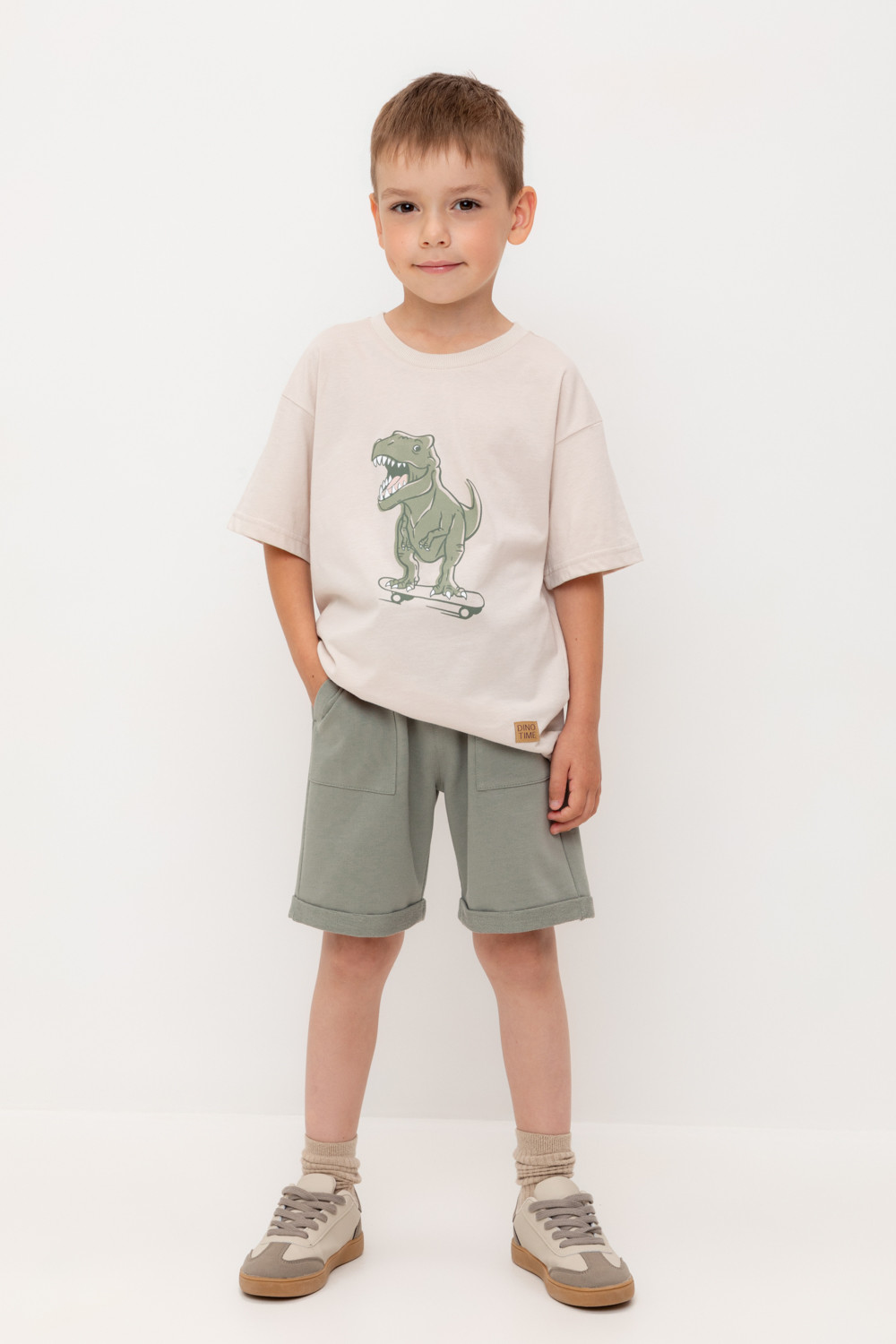 Crockid Шорты КР 400642 зеленый чай к554 Crockid