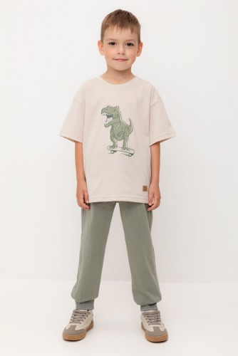 Crockid Брюки КР 400633-1 зеленый чай к554 Crockid
