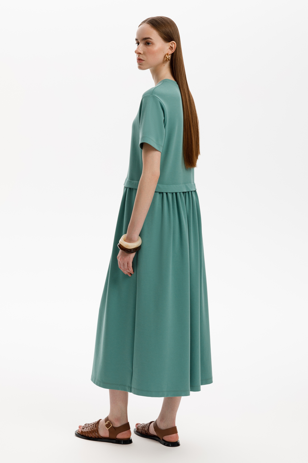 VN Платье ЕВТ 5086 малахитовый зеленый VN