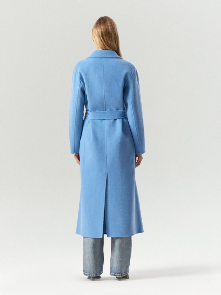 Пальто-халат из шерсти ,
80% шерсть, 20% нейлон ,