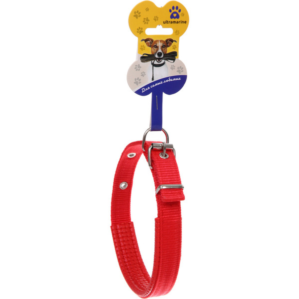 Ошейник для собак однотонный