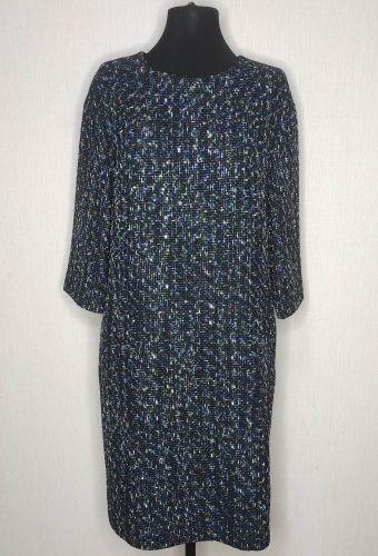Платье Bazalini 4944 чёрный разноцвет