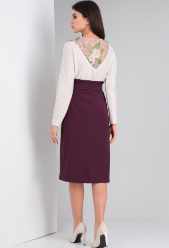 Комплект Viola Style 2706 баклажан