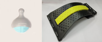 НАБОР Тренажер-мостик для растяжки спины (ЖЕЛТЫЙ)+Тренажер L 0213 (бирюзовый)