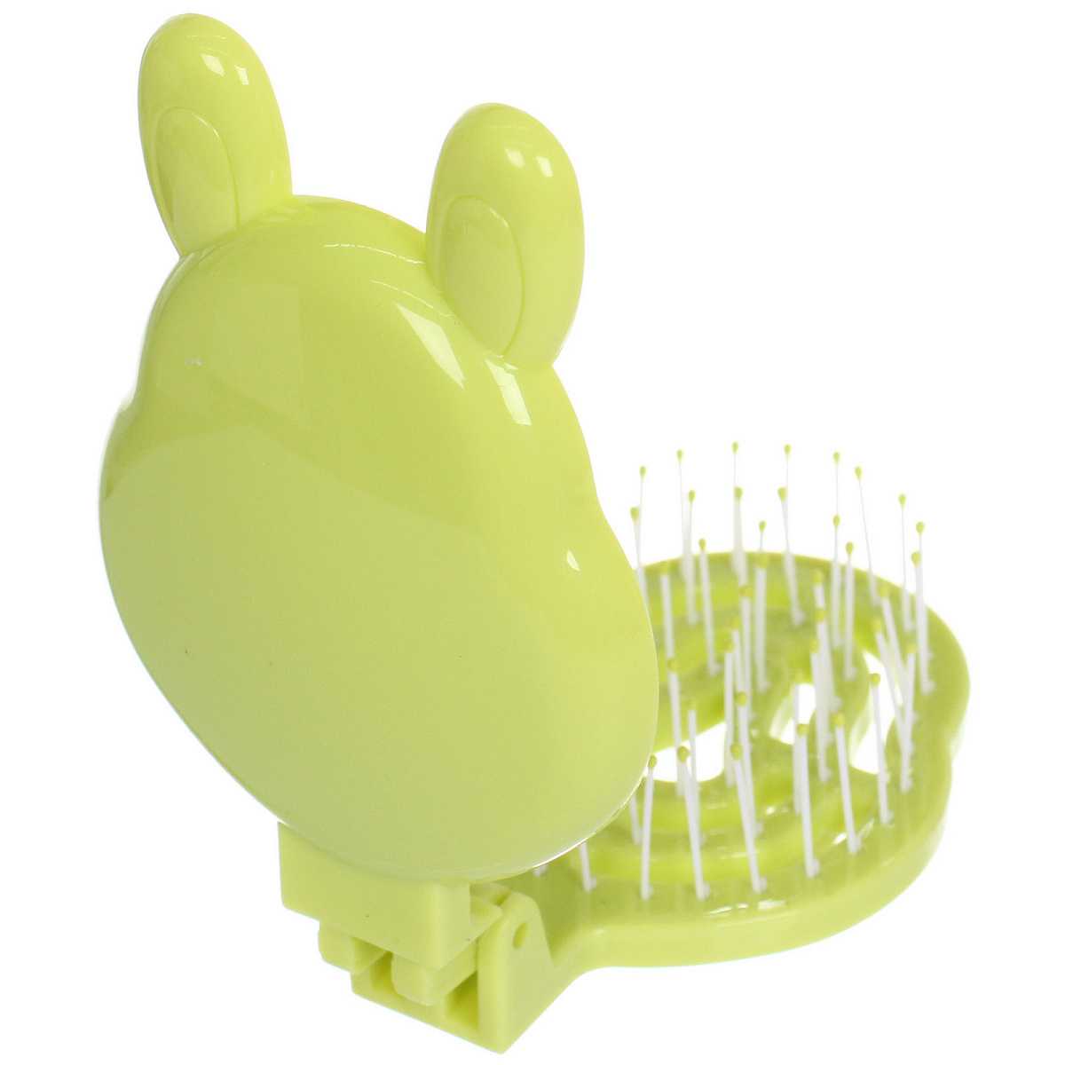 Расчёска массажная складная с зеркалом