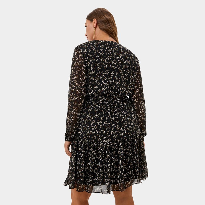 Платье женское MIST plus-size, р.56, черный