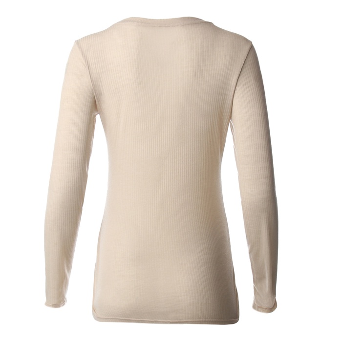Лонгслив женский KAFTAN: Basic line, бежевый, размер 50-52