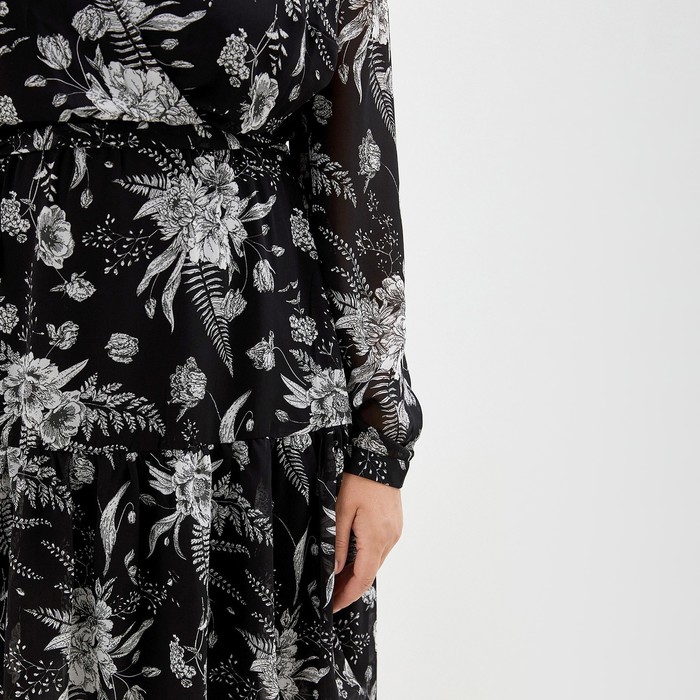 Платье женское MIST plus-size, р.54, черный