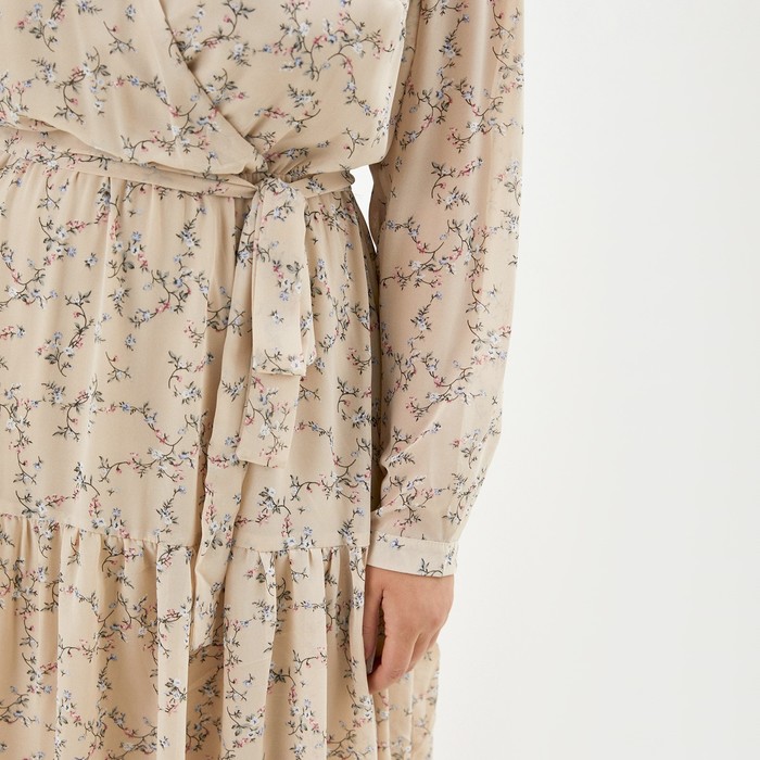 Платье женское MIST plus-size, р.50, бежевый