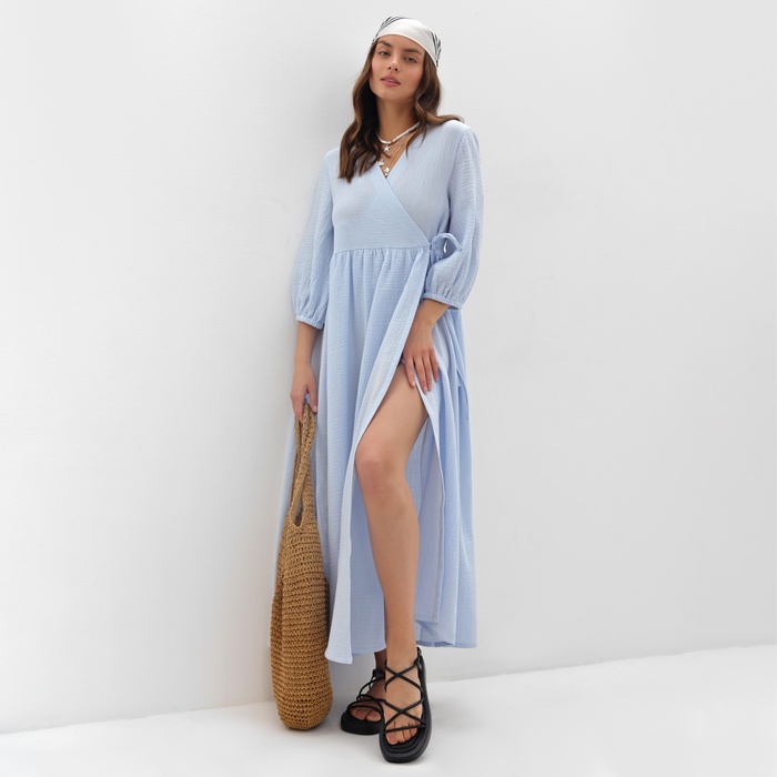 Платье женское MIST Summer time, миди, р. 40-42, голубой
