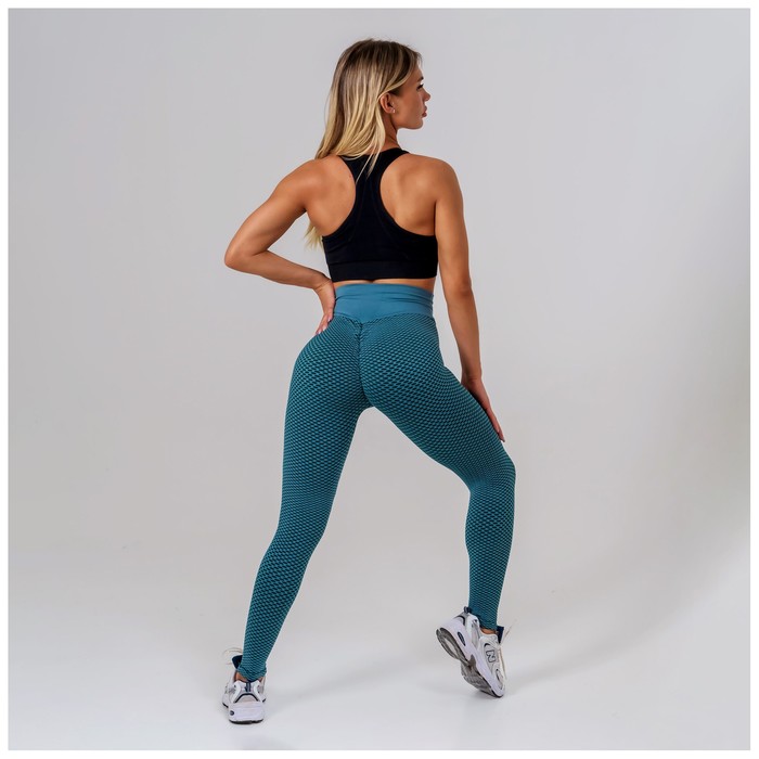 Легинсы спортивные ONLYTOP, р. S, цвет изумрудный