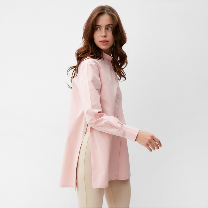 Рубашка женская MINAKU: Casual Collection цвет розовый, р-р 48