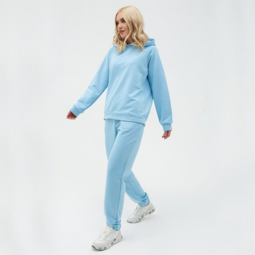 Костюм женский (толстовка и брюки) MIST, р. 48-50, голубой