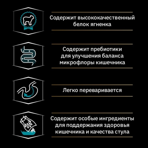Сухой корм PRO PLAN для собак крупных пород/мощное тело, ягненок/рис, 14 кг