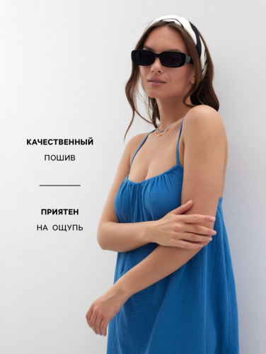 Сарафан женский MIST Muslin размер М, цв.синий