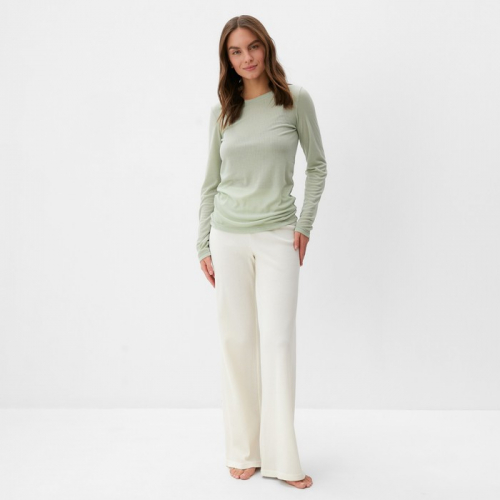 Лонгслив женский KAFTAN: Basic line, оливковый, размер 44-46