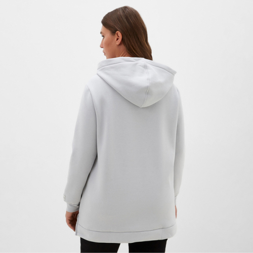 Худи женское с начёсом MIST Cozy style, серый, размер 60