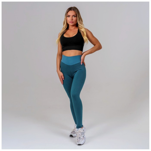 Легинсы спортивные ONLYTOP, р. S, цвет изумрудный