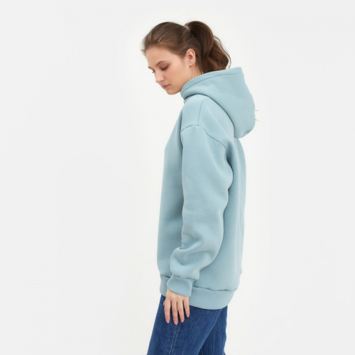 Худи женское MINAKU: Casual Collection цвет серо-голубой, р-р 50-52