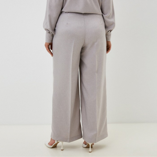 Брюки женские MIST plus-size, р. 52, бежевый