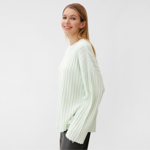 Джемпер вязаный женский MINAKU:Knitwear collection цвет фисташковый, р-р 46-48