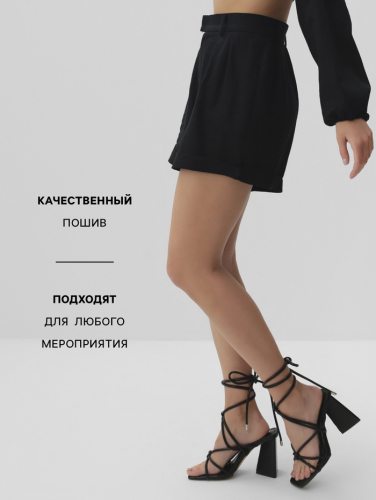 Шорты женские MIST, чёрные, размер L