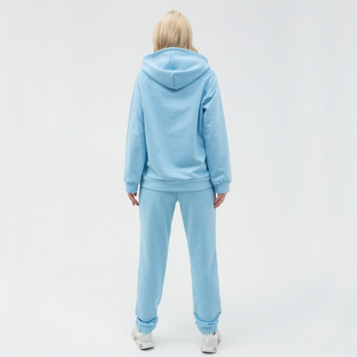 Костюм женский (толстовка и брюки) MIST, р. 48-50, голубой