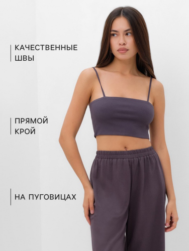 Комплект женский (рубашка, брюки, топ) KAFTAN 