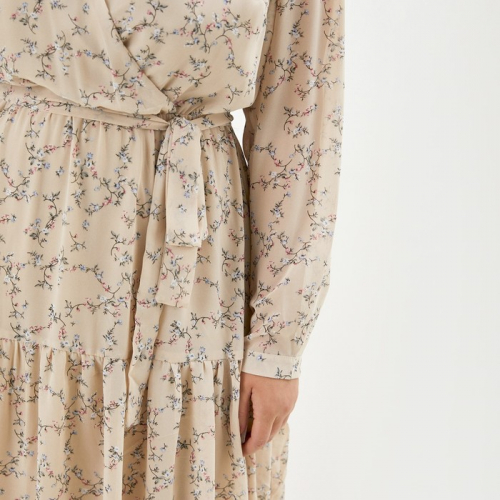 Платье женское MIST plus-size, р.50, бежевый