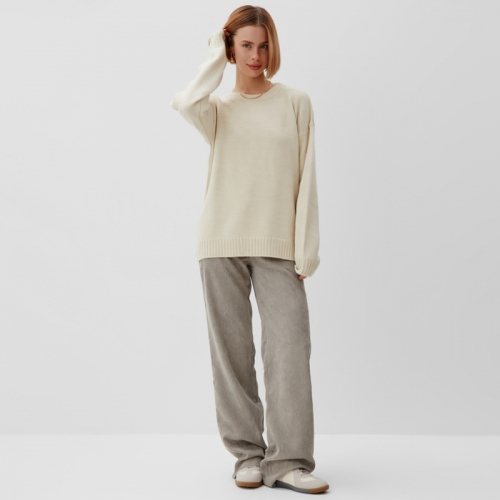 Джемпер женский MINAKU: Knitwear collection, цвет бежевый р-р 42-44