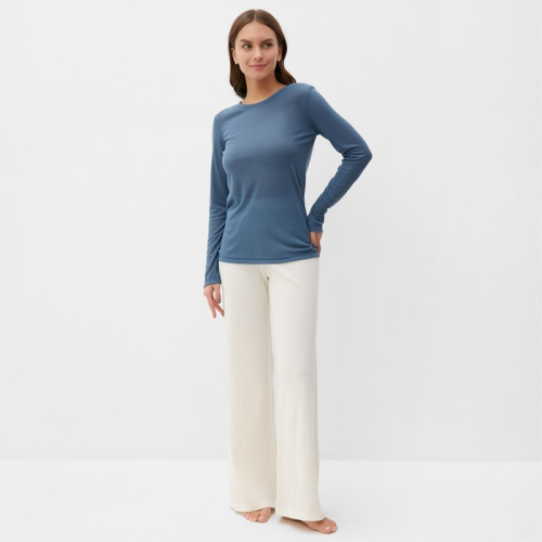 Лонгслив женский KAFTAN: Basic line, синий, размер 40-42