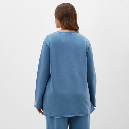 Свитшот женский MIST Cozy style, синий, размер 52