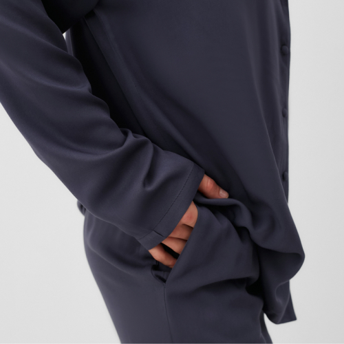 Костюм женский (рубашка, брюки) MINAKU:Casual Collection цвет графит, р-р 42