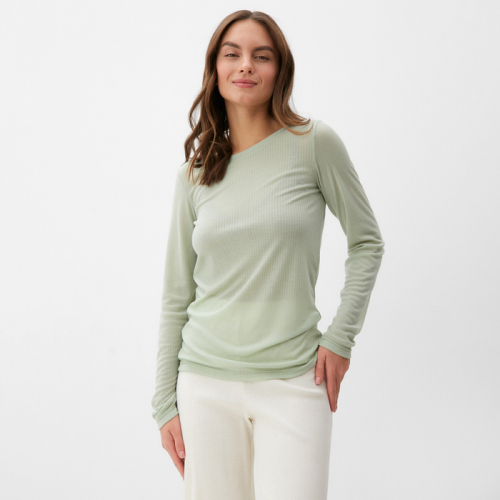 Лонгслив женский KAFTAN: Basic line, оливковый, размер 48-50