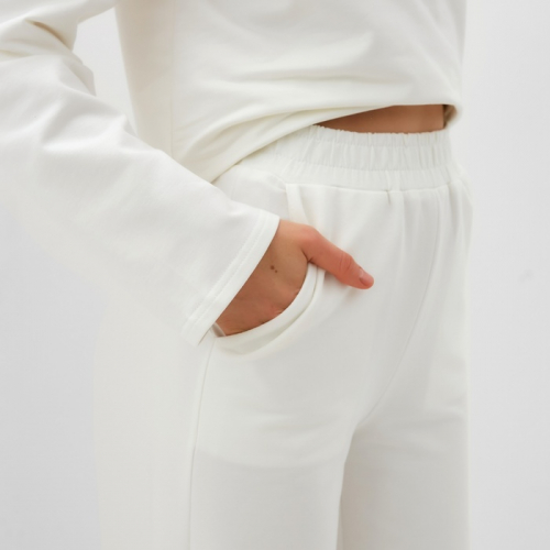 Костюм (джемпер, брюки) MINAKU: Casual Collection цвет экрю, размер 52