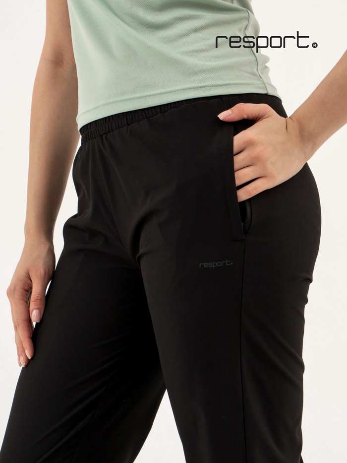 Брюки женские Resport, р. 44, чёрные, спортивные
