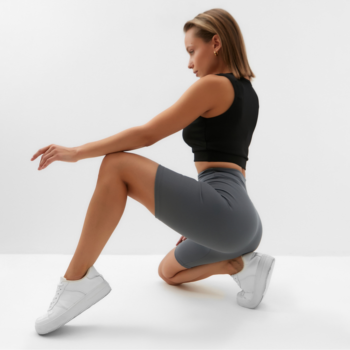 Велосипедки спортивные женские MINAKU цвет графит, размер 40
