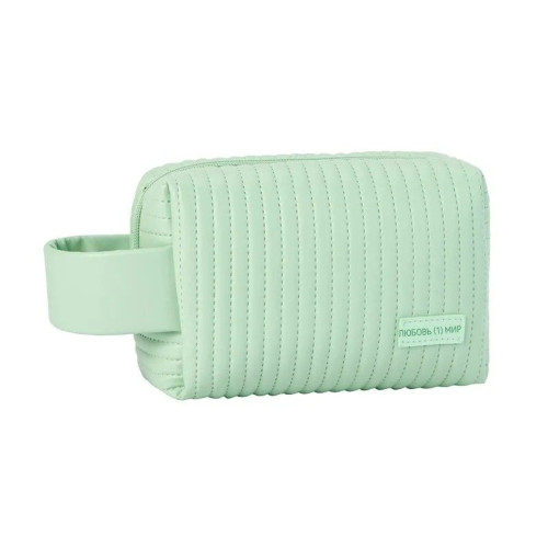 Женская кожаная косметичка COS-10 GREEN