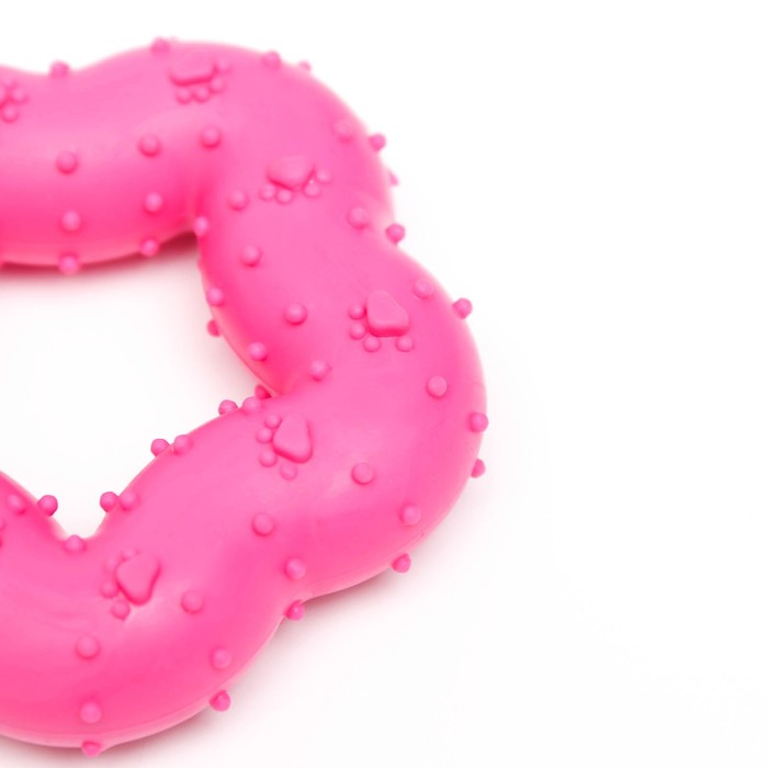 Игрушка жевательная «Пленительная звезда», TPR, 7 см, розовая