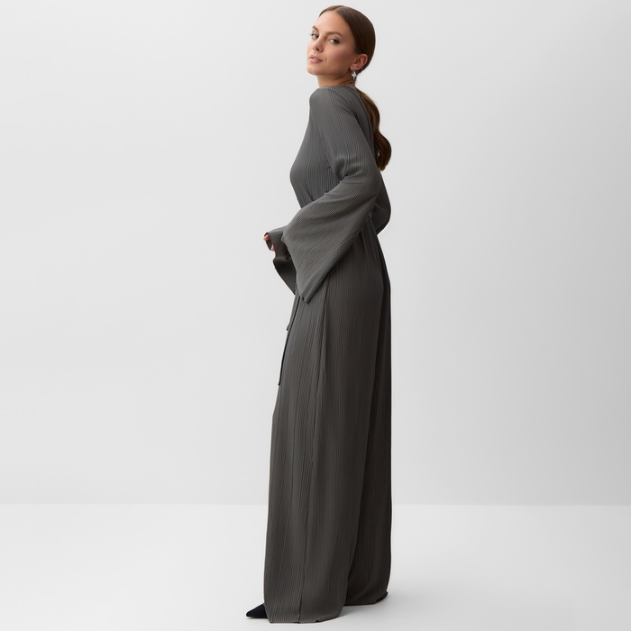 Платье женское MIST Classic collection, макси, размер 40-42, графит