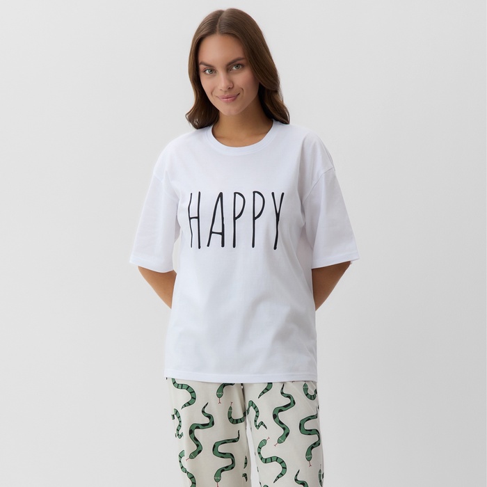 Пижама новогодняя женская (футболка и брюки) KAFTAN